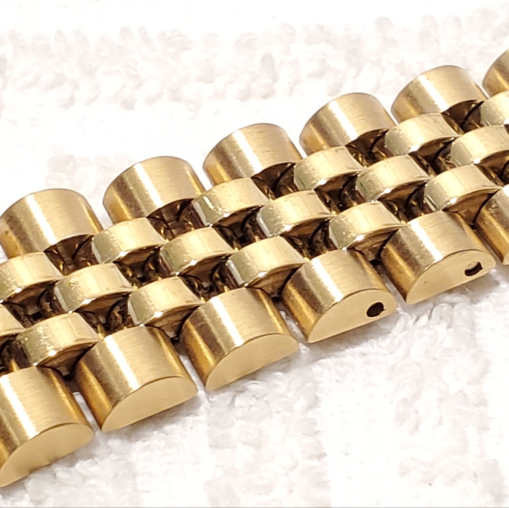 Vintage Seiko SQ Day Date Men's Gold Tone Quartz Watch Stainless Steel One Jewel - Picture 7 of 12